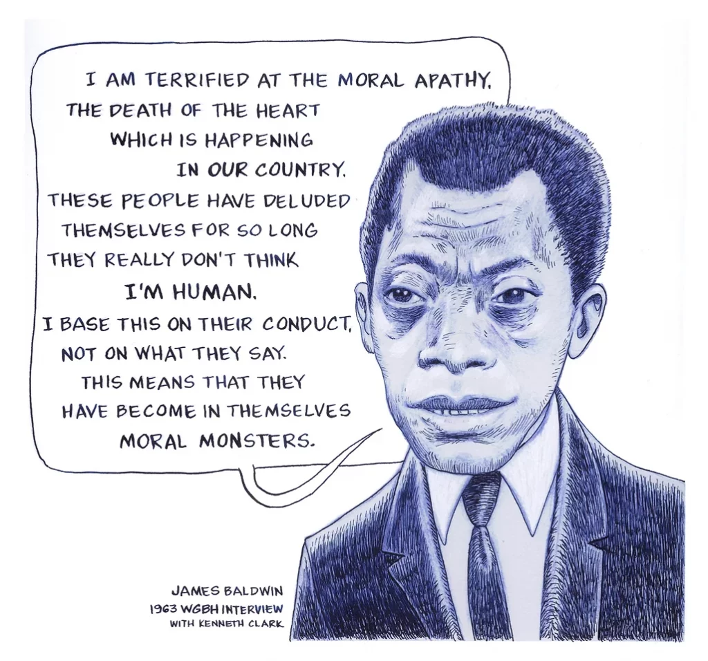 James Baldwin comic